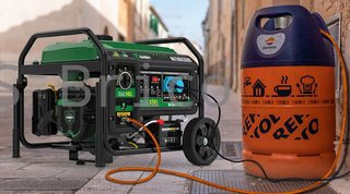 Generador Dual Propano - Gasolina NATURA 3500W - 230V