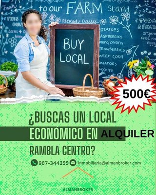 Local comercial en alquiler en Almansa