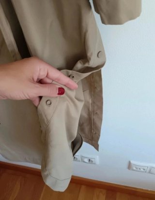 Trench gabardina Mango beige