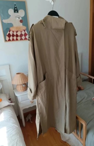 Trench gabardina Mango beige