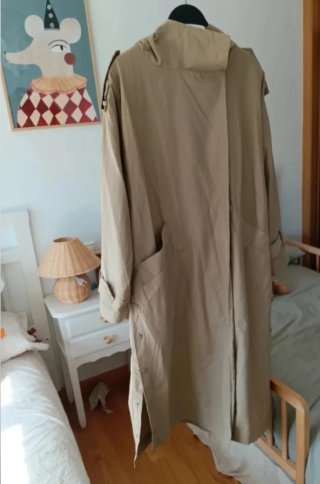 Trench gabardina Mango beige