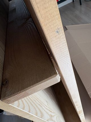 Escritorio Hannun Elma Madera Clara PARA RESTAURAR