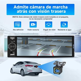Radio Coche Pantalla Táctil 1 Din Universal