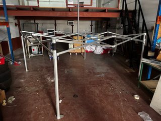 Estructura carpa plegable 3x3 aluminio reforzado