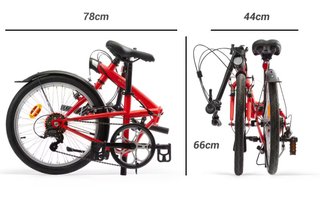 Bicicleta BTWIN Tilt 120 Plegable 6V