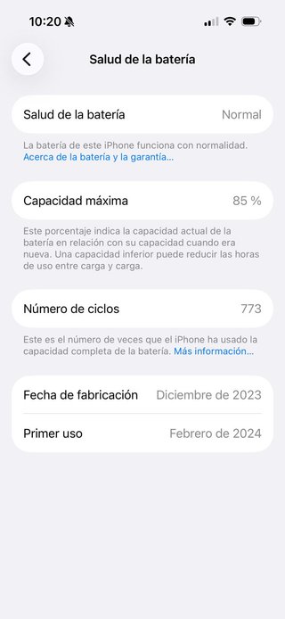 iPhone 15 Pro 256 GB Gris