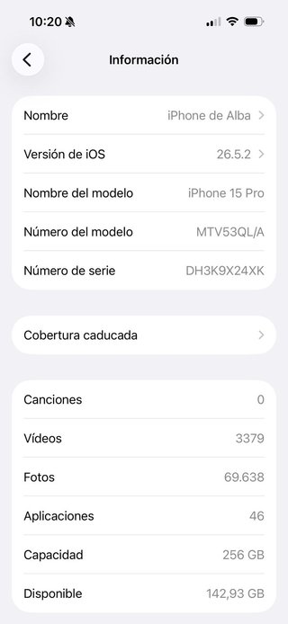 iPhone 15 Pro 256 GB Gris