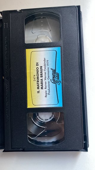 VHS Il matrimonio di Maria Braun Fassbinder Ita
