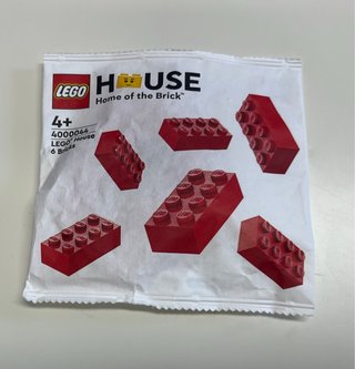 Lego House 4000044 - 6 Ladrillos Rojos