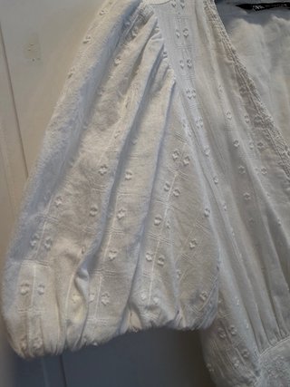 Vestido Ibicenco Blanco Zara
