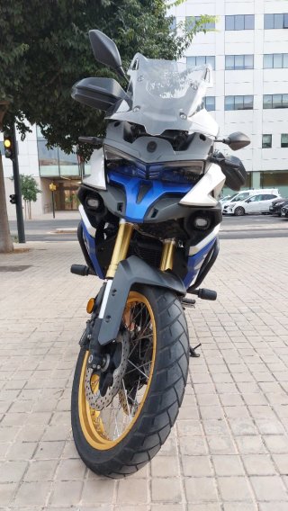 Moto VOGE 525DSX azul/plata