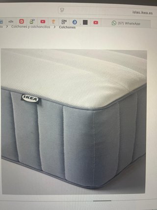 Cama King 180x200 con base y patas