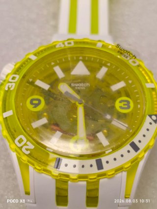 Swatch SSCU09J100 Egg Yolk en garantía 17-07-26