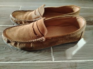 Mocasines de ante para hombre