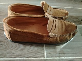 Mocasines de ante para hombre