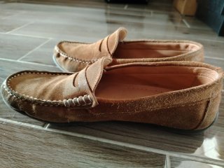 Mocasines de ante para hombre