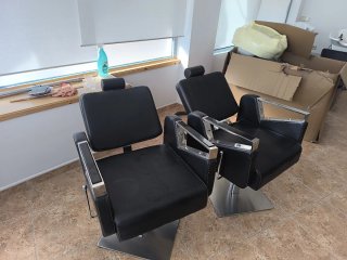 2 Sillones de Peluquería Negros
