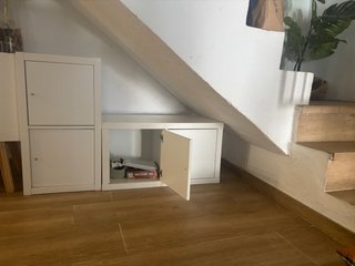 Estantería Kallax 2x1 con puertas