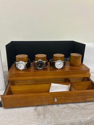 Joyero Organizador de Relojes Madera