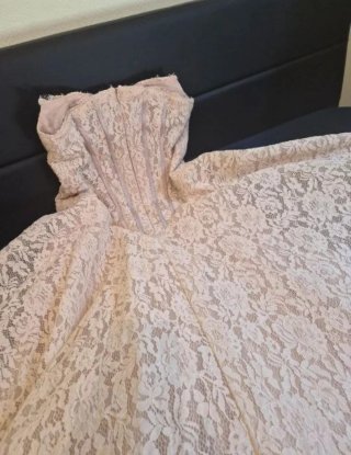 Vestido de Novia Alta Costura champán Nuevo