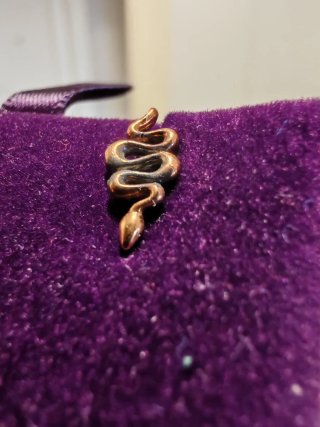 Pendientes Aristocrazy Serpiente Oro y Plata