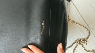 Bolso Dior Dorado y Negro