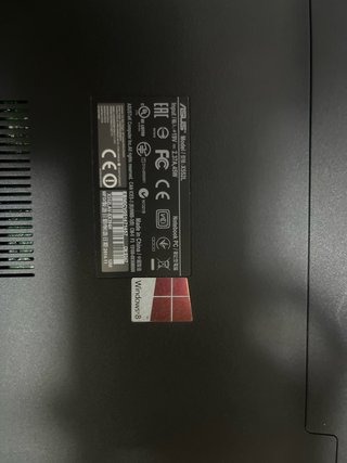 Ordenador portátil Asus negro