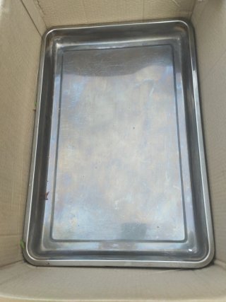 Bandeja metálica para horno