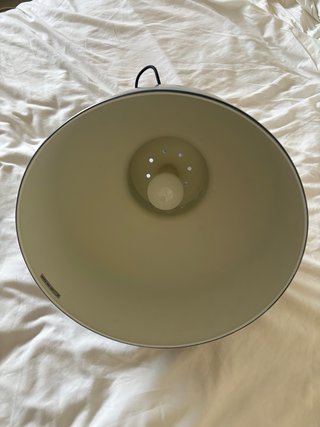 Lámpara colgante industrial gris 31,5 cm
