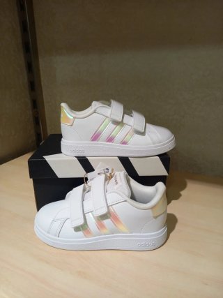 Adidas Unisex Bianco Taglia 27