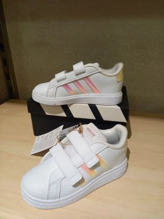 Adidas Unisex Bianco Taglia 27