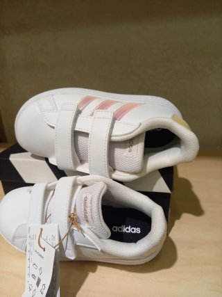Adidas Unisex Bianco Taglia 27