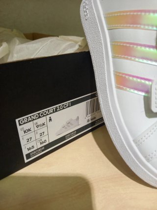 Adidas Unisex Bianco Taglia 27