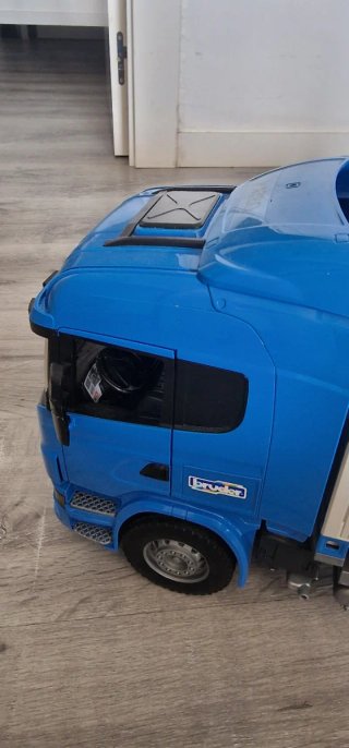 Camión Ganadero Bruder Azul