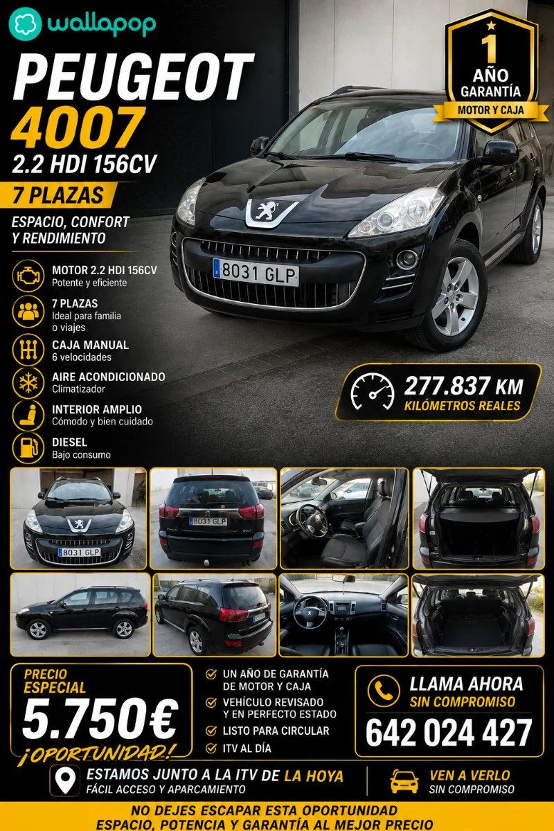 Peugeot 4007 2009 - foto 1