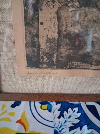 Quadro originale Enrico Baj