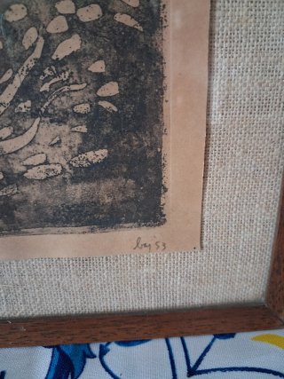Quadro originale Enrico Baj
