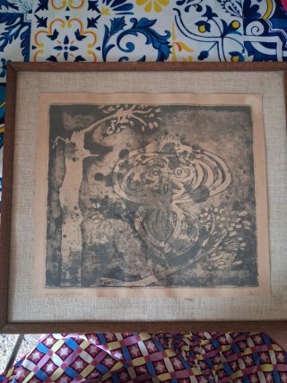 Quadro originale Enrico Baj