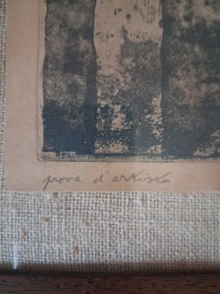 Quadro originale Enrico Baj