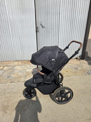 Silla de paseo 3 ruedas negra