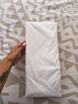 Cambiador de bebé blanco + cambiador portáti