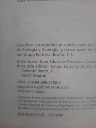 Biología y Geología,4 ESO, Proyecto 5 etapas BRUÑO
