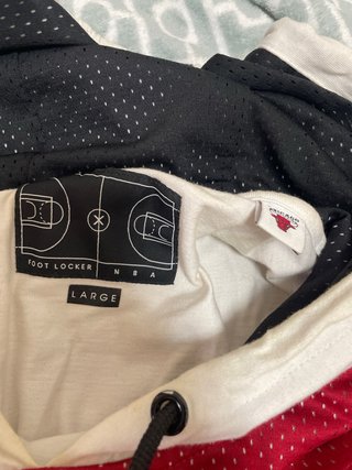 Sudadera Chicago Bulls Roja y Blanca