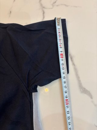 Maglia DOOA blu con inserti grigi