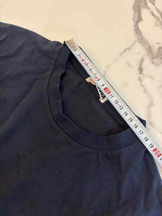 Maglia DOOA blu con inserti grigi