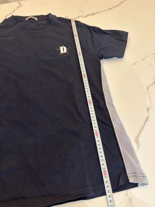 Maglia DOOA blu con inserti grigi