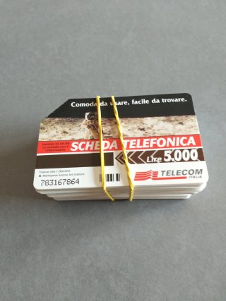100 Schede Telefoniche Telecom Italia