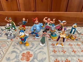 Lote Figuras Goma Disney y Tintín