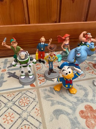 Lote Figuras Goma Disney y Tintín