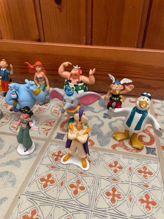 Lote Figuras Goma Disney y Tintín